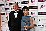 Schauspielerin des Jahres Johanna Wokalek, hier mit Laudator Bernd Eichinger (Foto. MartiN Schmitz)